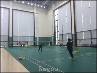 Baoding Sayou organized badminton game