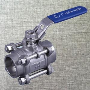 3PC Threaded ball valve 